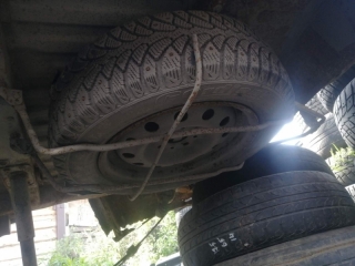 Крепление запасного колеса, TOYOTA, CALDINA, CT196, 2C-T, 1994
