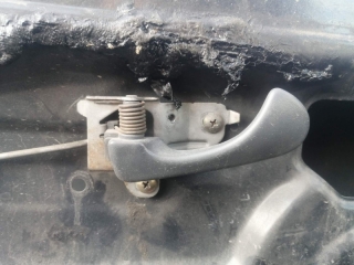 Ручка двери внутренняя, MITSUBISHI, MIRAGE, CB3A, 4G91, 1993, F, L