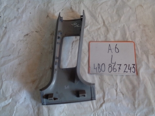 Накладка на стойку, AUDI, A6, C5, ALF, 1998, L, верх, 4B0867243