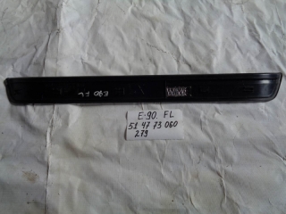 Накладка на порог внутренняя, BMW, 3-SERIES, E90, N46B, 2006, F, L, 514773060279
