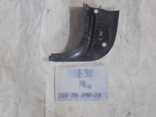 Накладка на стойку, BMW, 3-SERIES, E90, N46B, 2006, R, низ, 51437066990