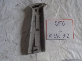 Накладка на стойку, CHEVROLET, AVEO, T250, F14D3, 2007, L, верх, 96650312