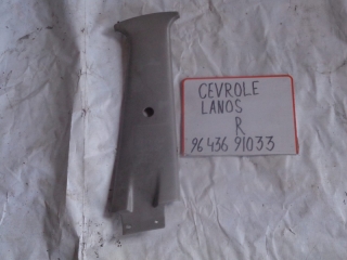 Накладка на стойку, CHEVROLET, LANOS, T100, A15SMS, 2006, R, верх, 9643691033