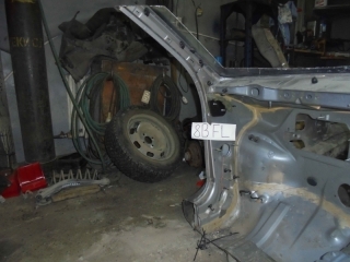 Стойка кузова, PEUGEOT, 8B, PSA6FZ10LT, 2003, F, L