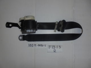 Ремень безопасности, NISSAN, SUNNY, FB13, GA13DS, 1990-1993, F, R, 32617-MB1-1