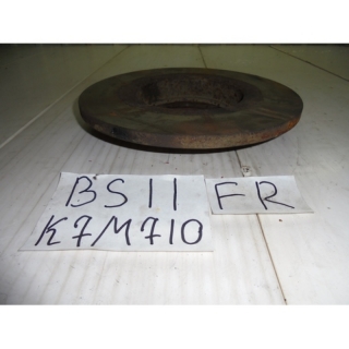 Диск тормозной, RENAULT, SANDERO, BS11, K7M710, 2012, F, R