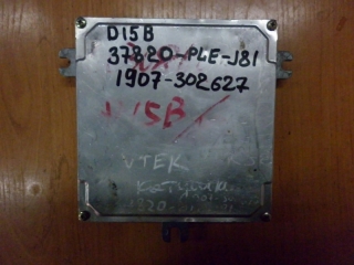 Блок управления двигателем, HONDA, CIVIC FERIO, EK3, D15B, 1998, 37820-PLE-J81