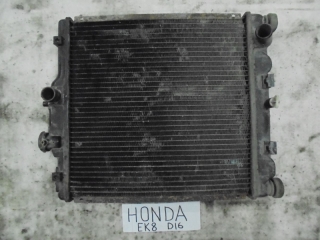 Радиатор охлаждения двигателя, HONDA, CIVIC FERIO, EK8, D16A, 1998