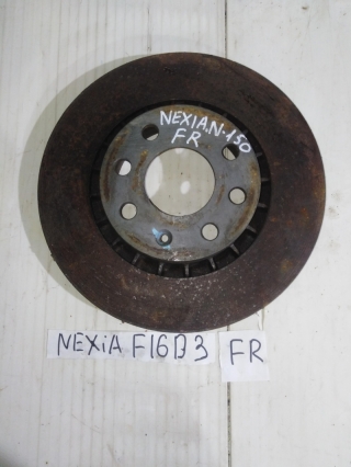 Диск тормозной, DAEWOO, NEXIA GL, N150, F16D3, 2012, F, R