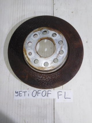 Диск тормозной, SKODA, YETI, 0F0F, CBZB TSI, 2012, F, L