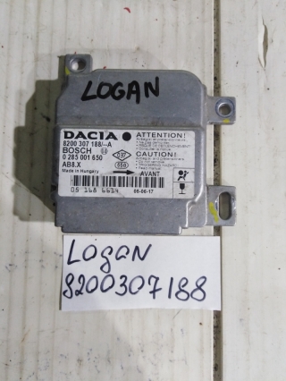 Блок управления airbag, RENAULT, LOGAN, LS12, K7MF711, 2005, 8200307188