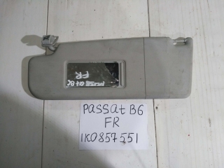Солнцезащитный козырек, VOLKSWAGEN, PASSAT B6, 3C2, CDA BZB, 2008, L, 1K0857551
