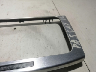 Рамка магнитолы, VOLKSWAGEN, PASSAT B6, 3C2, CDA BZB, 2008, 3C0858069