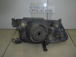 Фара, MITSUBISHI, PAJERO, V78W, 4M41, 2004, F, L, A KOITO 100-87420