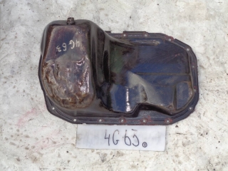 Поддон масляный двигателя, MITSUBISHI, RVR SRXM SPORTS-GEAR, N23W, 4G63, 1994, низ
