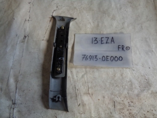 Накладка на стойку, NISSAN, BLUEBIRD, HNU13, SR20DE, 1992, R, верх, 76913-0E000