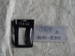Накладка консоли кпп, NISSAN, BLUEBIRD, HNU13, SR20DE, 1992, 96941-0E800