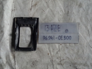 Накладка консоли кпп, NISSAN, BLUEBIRD, HNU13, SR20DE, 1992, 96941-0E800