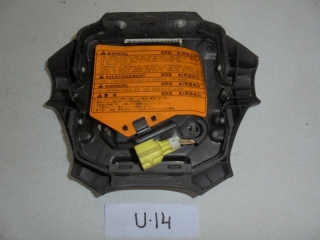 Подушка безопасности водителя, NISSAN, BLUEBIRD, HNU13, SR20DE, 1992