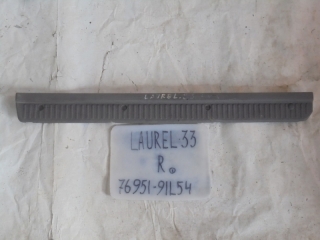 Накладка на порог внутренняя, NISSAN, LAUREL, HC33, RB20DE, 1991, F, R, 76951-91L54