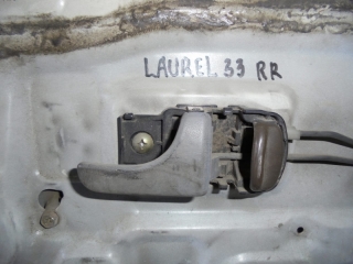 Ручка двери внутренняя, NISSAN, LAUREL, HC33, RB20DE, 1991, R, R
