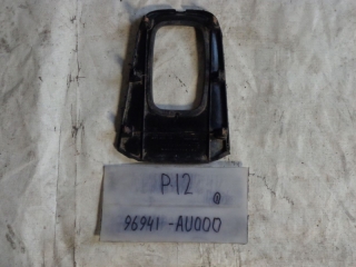 Накладка консоли кпп, NISSAN, PRIMERA, P12, QG18DE, 2002, 96941-AU000