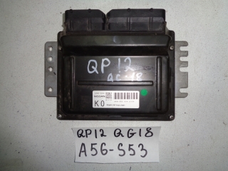 Блок управления двигателем, NISSAN, PRIMERA, P12, QG18DE, 2002, A56-S53