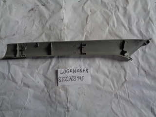 Накладка на стойку, RENAULT, LOGAN, LS12, K7MF711, 2005, F, R, верх, 8200763445)
