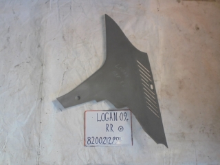 Накладка на стойку, RENAULT, LOGAN, LS12, K7MF711, 2005, R, R, верх, 8200212991