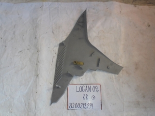 Накладка на стойку, RENAULT, LOGAN, LS12, K7MF711, 2005, R, R, верх, 8200212991