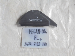 Накладка на торпеду, RENAULT, MEGANE, LM05, K4MC813, 2007, F, L, 347471521ND