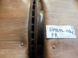 Диск тормозной, RENAULT, SYMBOL, LB, K7JA700, 2008, F