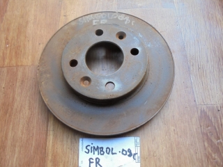 Диск тормозной, RENAULT, SYMBOL, LB, K7JA700, 2008, F