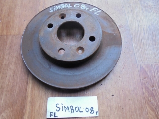 Диск тормозной, RENAULT, SYMBOL, LB, K7JA700, 2008, F