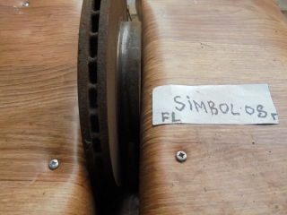 Диск тормозной, RENAULT, SYMBOL, LB, K7JA700, 2008, F