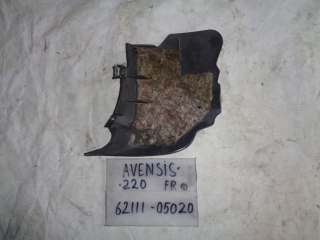 Накладка на стойку, TOYOTA, AVENSIS, T220, 7A-FE, 1998, F, R, Низ, 62111-05020