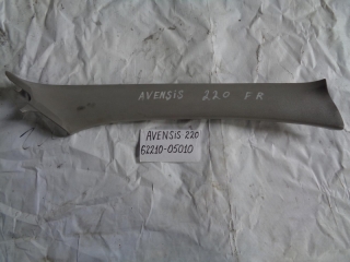Накладка на стойку, TOYOTA, AVENSIS, T220, 7A-FE, 1998, F, R, верх, 62210-05010