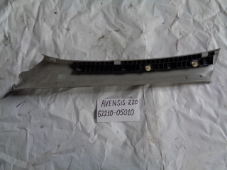 Накладка на стойку, TOYOTA, AVENSIS, T220, 7A-FE, 1998, F, R, верх, 62210-05010