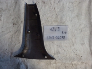 Накладка на стойку, TOYOTA, CAMRY PROMINENT, VZV31, 4VZ-FE, 1990, R, низ, 62413-32070