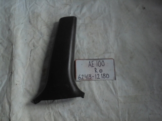 Накладка на стойку, TOYOTA, COROLLA, AE100, 5A-FE, 1993, R, низ, 62413-12180