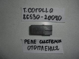 Реле, TOYOTA, COROLLA, NZE121, 1NZ-FE, 2001, 86530-20070