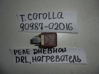Реле, TOYOTA, COROLLA RUNX, ZZE122, 1ZZ-FE, 2003, 90987-02016