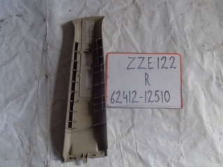 Накладка на стойку, TOYOTA, COROLLA RUNX, ZZE122, 1ZZ-FE, 2003, R, верх, 62412-12510