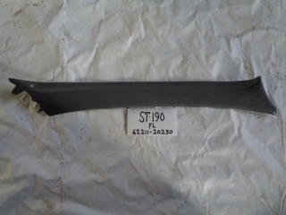 Накладка на стойку, TOYOTA, CORONA SF, ST190, 4S-FE, 1992, F, L, верх, 62211-20230