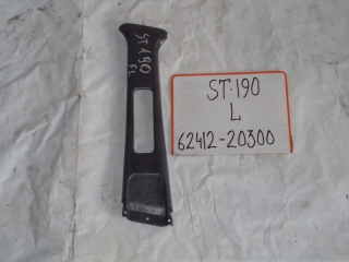 Накладка на стойку, TOYOTA, CORONA SF, ST190, 4S-FE, 1992, F, L, верх, 62412-20300