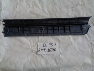 Накладка на порог внутренняя, TOYOTA, CORSA, EL43, 5E-FE, 1994, F, R, 67913-16080