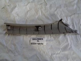 Накладка на стойку, TOYOTA, KLUGER, ACU25, 2AZ-FE, 2002, F, L, верх, 62220-48090