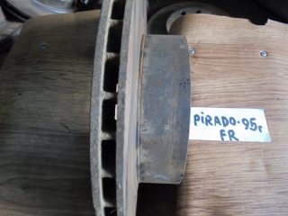 Диск тормозной, TOYOTA, LAND CRUISER PRADO, RZJ95, 3RZ-FE, 1999, F