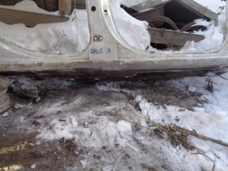 Порог со средней стойкой, TOYOTA, MARK II WAGON QUALIS, SXV20W, 5S-FE, 2000, R