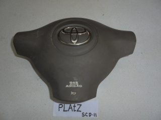 Подушка безопасности водителя, TOYOTA, PLATZ, SCP11, 1SZ-FE, 2001